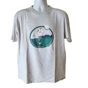 Vintage 1992 Golf Graphic T-Shirt Men's XL USA C+L Designs Zuma Life 92 Golfer